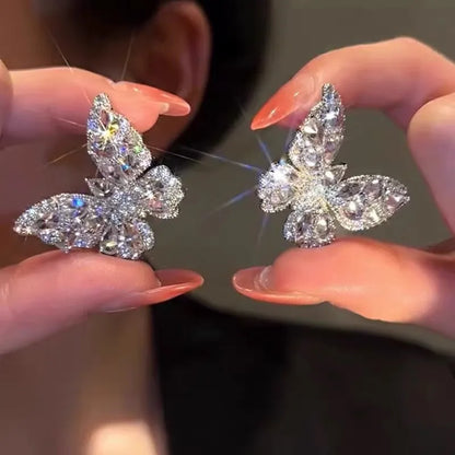 ZIRCON French Silver Needle Jewelry 1 Ear Decoration | Premium Good