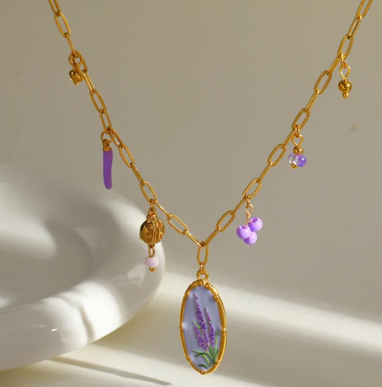 18K Gold Plated Pendant thick Necklace – Premium Stainless Steel