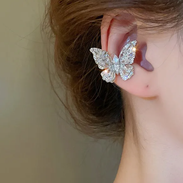 ZIRCON French Silver Needle Jewelry 1 Ear Decoration | Premium Good