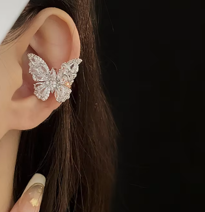 ZIRCON French Silver Needle Jewelry 1 Ear Decoration | Premium Good