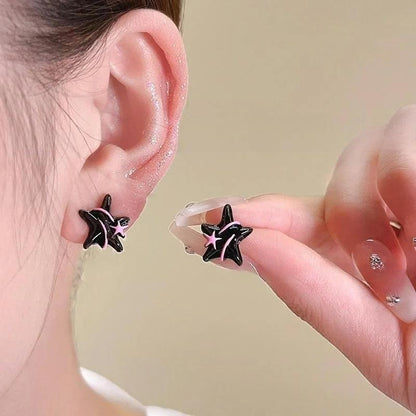 Black Pop Star Studs