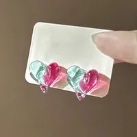 Candy Heart Korean Studs