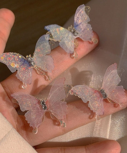 Glitter Butterfly Ear Studs