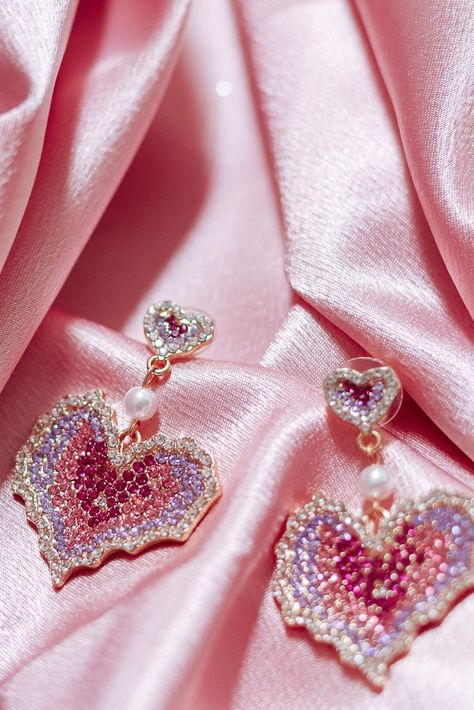 Khas Premium Zircon Water Drop Flower Earrings