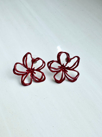 Mahorn Festive Flower Earrings