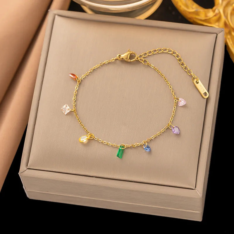 Mutli-Bead Bracelet Gold Plated & 304 Stainless Steel| Premium Good|
