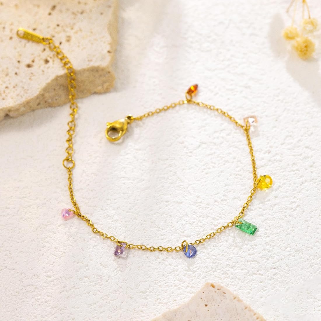 Mutli-Bead Bracelet Gold Plated & 304 Stainless Steel| Premium Good|
