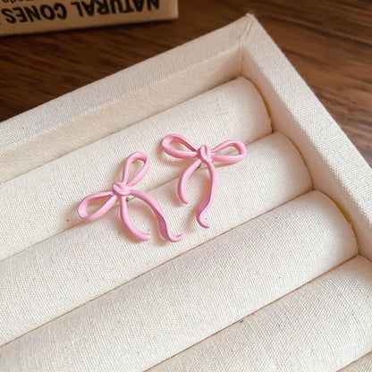 Pink Pookie Bow' Khas Studs | Premium Goods|