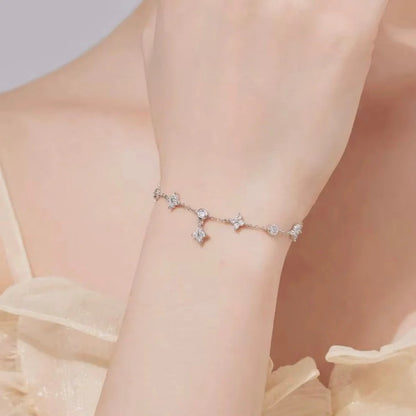 Zircon Clover Bracelet |Premium Good|