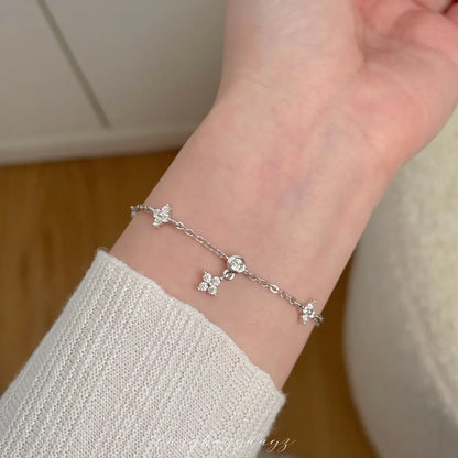Zircon Clover Bracelet |Premium Good|