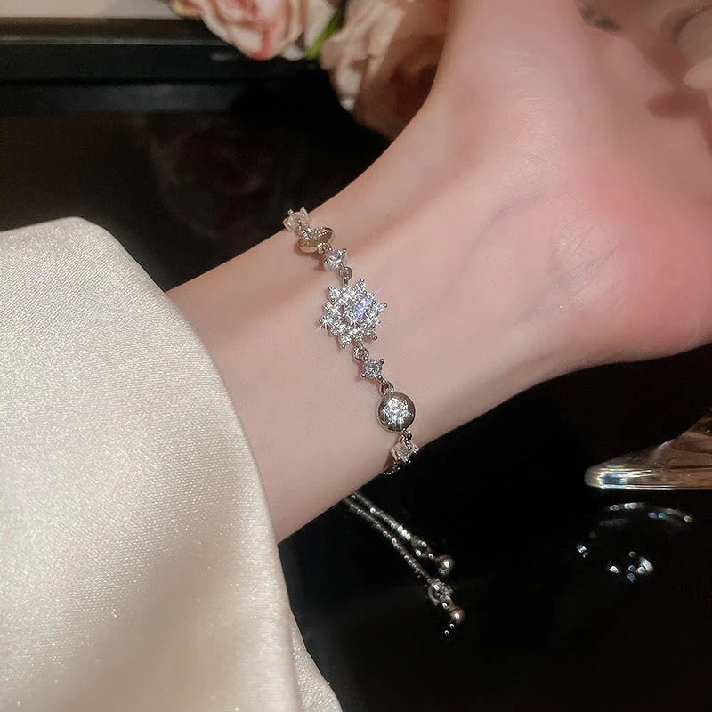Snow Flack Bracelet - Exquisite Zircon Bracelet Light Luxury