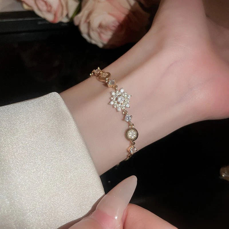 Snow Flack Bracelet - Exquisite Zircon Bracelet Light Luxury