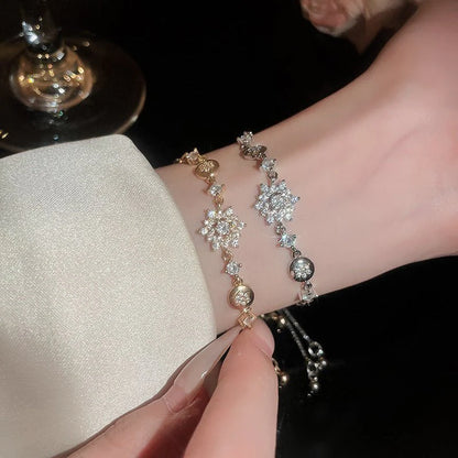 Snow Flack Bracelet - Exquisite Zircon Bracelet Light Luxury